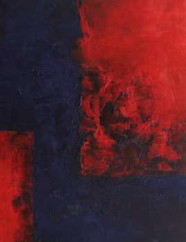 Named contemporary work « Dérive Rouge I », Made by MARCO