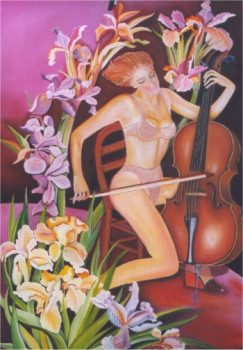 Named contemporary work « Iris'concerto », Made by ABERNARDO