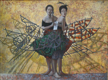 Named contemporary work « Mouchettes », Made by ANTON YAKUTOVYCH