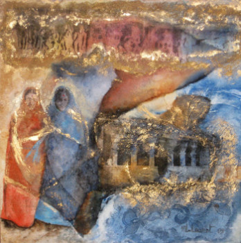 Named contemporary work « Aum Shanti », Made by MARILAU