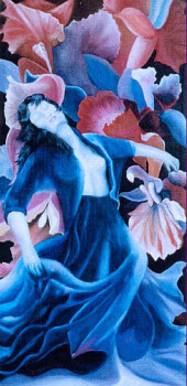 Contemporary work named « Flamenco », Created by JEANDO