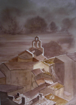 Named contemporary work « village de llio », Made by JEAN-MARC MISIASZEK