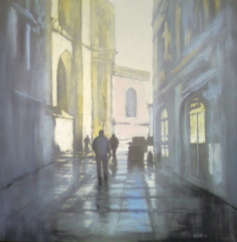 Contemporary work named « Rue Saint-Sauveur », Created by PHILIPPE DESFONTAINES