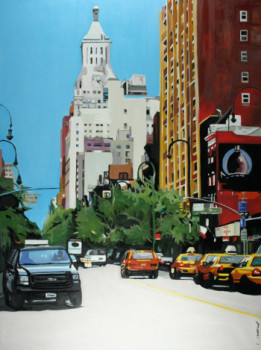 Contemporary work named « new york », Created by CLOTILDE NADEL