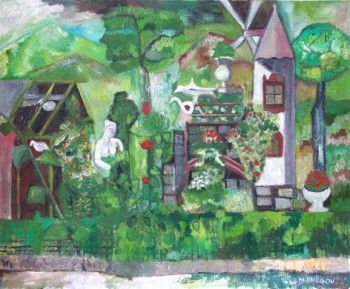 Named contemporary work « le jardin de jean-marie », Made by MIREILLE BREGOU