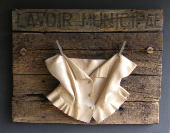 Named contemporary work « lavoire municipal », Made by JACQUES CHEREAU 