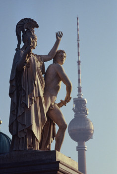 Named contemporary work « 1993 Ost-Berlin Unter den Linden », Made by LAURENT TCHEDRY