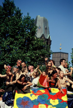 Named contemporary work « 1992 Berlin Love Parade », Made by LAURENT TCHEDRY