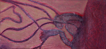 Named contemporary work « Eclosion », Made by JM