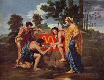 Named contemporary work « nicolas Mc Poussin », Made by BOBBY CARGOL