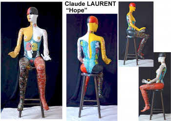Contemporary work named « Mannequin peint », Created by CLAUDE LAURENT