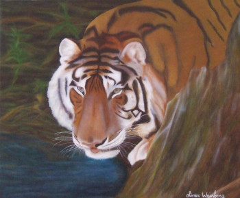 Named contemporary work « TIGRE », Made by OLIVIERWEINBERG