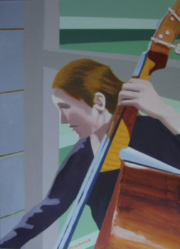 Contemporary work named « musique et peinture III », Created by STINCKWICH