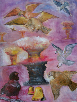 Named contemporary work « Rois du ciel », Made by NIKOLA MANCIC
