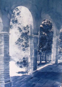 Named contemporary work « le cloître », Made by JEAN-MARC MISIASZEK