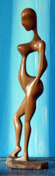 Named contemporary work « Danseuse créole 1 », Made by TERRYEMPLE