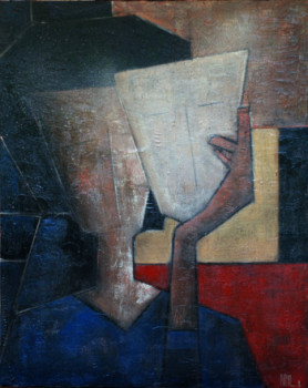 Contemporary work named « Identité dévoilée », Created by EVELYNE HAUS-HAFFNER