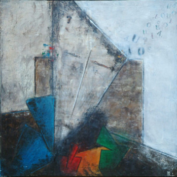 Contemporary work named « Hommage à Rimbaud », Created by EVELYNE HAUS-HAFFNER