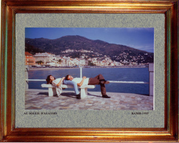 Named contemporary work « Italie, au soleil d'Alassio 1995 », Made by EMILE RAMIS