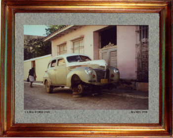 Named contemporary work « Cuba, Ford 1940 », Made by EMILE RAMIS