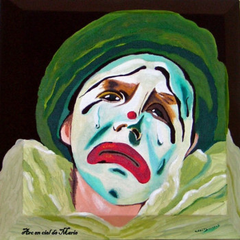 Named contemporary work « Clown », Made by ARCENCIELDEMARIE