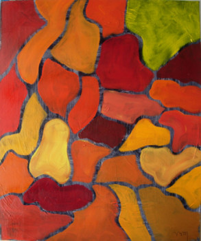 Named contemporary work « Puzzle », Made by BONNEAU-MARRON