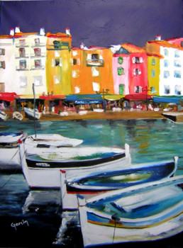 Named contemporary work « RETOUR A ST TROPEZ », Made by ZACHARIEN