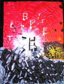 Named contemporary work « LIBERTE », Made by BAEL DAINA