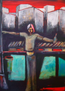 Named contemporary work « modern jesus », Made by LUPE FICARA