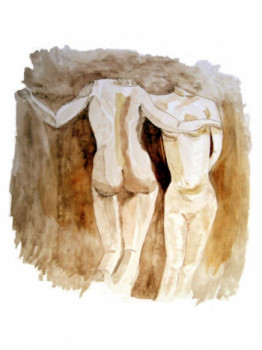 Named contemporary work « Toi & Moi », Made by BéRANGèRE FAYARD