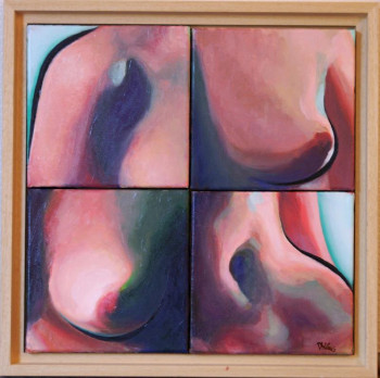 Named contemporary work « courbes - pieces of you », Made by DIDHENRY