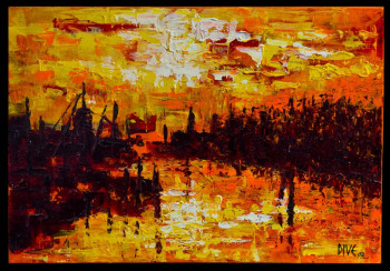 Named contemporary work « venise », Made by DIDHENRY