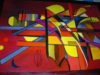 Named contemporary work « abst144 », Made by AMARELY