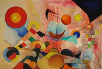 Named contemporary work « inspration  Kandinsky », Made by AMARELY