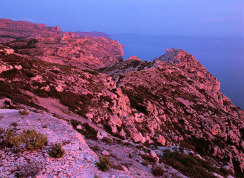 Named contemporary work « calanques de Marseille », Made by FABRICE MILOCHAU