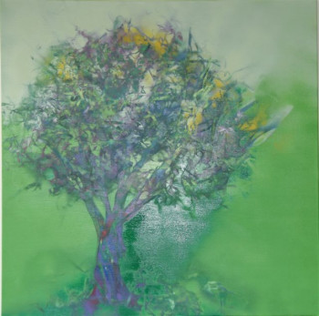 Named contemporary work « L'arbre de l'espérance », Made by ERIC STRUB