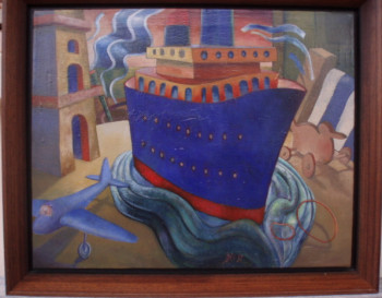 Named contemporary work « Voyages », Made by LUIS PANNIER