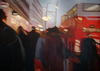 Named contemporary work « Oxford Street », Made by LINDA MOUFADIL