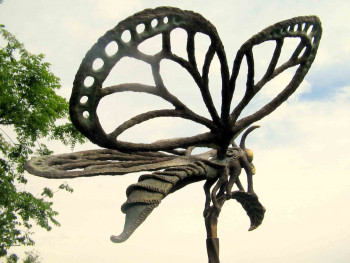 Named contemporary work « Papillon », Made by CREATIONS FROGAROO