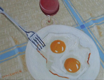 Contemporary work named « french breakfast. », Created by STINCKWICH