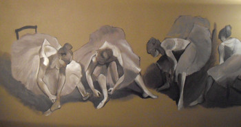 Named contemporary work « Les danseuses », Made by ANNE CABROL