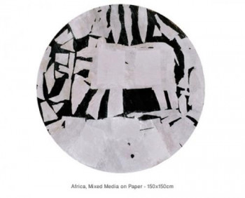 Named contemporary work « Africa », Made by GEORGES FIKRY IBRAHIM