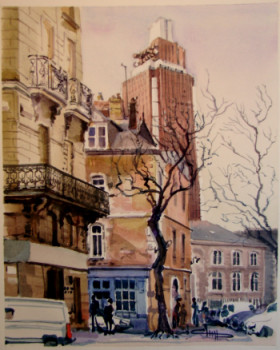 Contemporary work named « Nantes Rue St Vincent », Created by BERNARD CHAMPY