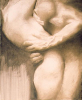 Named contemporary work « Lutte Amants », Made by GOURDON