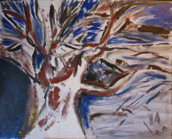 Named contemporary work « mes frères les arbres 3 », Made by HA