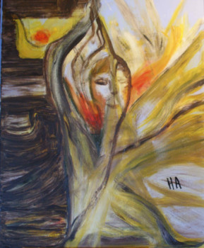 Named contemporary work « mes frères les arbres 7 », Made by HA