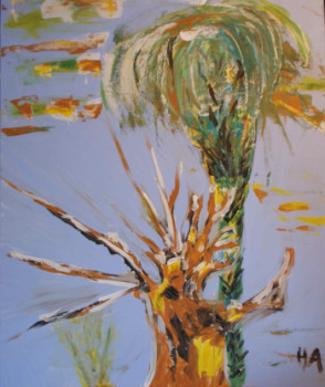 Named contemporary work « mes frères les arbres 8 », Made by HA