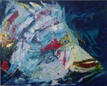 Named contemporary work « Poisson sorpion », Made by HA