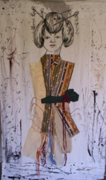 Named contemporary work « akiko san », Made by VEROSETO