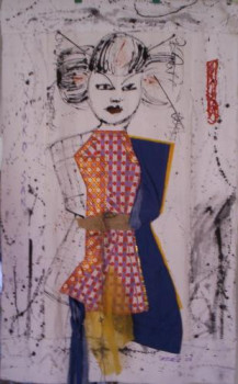 Named contemporary work « ryoko san », Made by VEROSETO